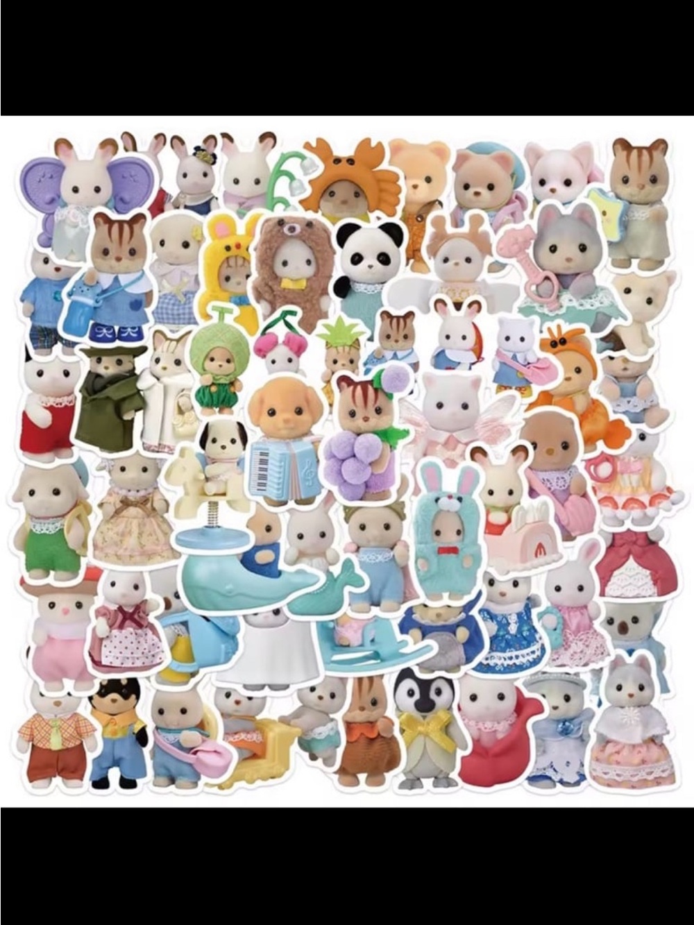 CALICO CRITTERS Stickers, pack of 50